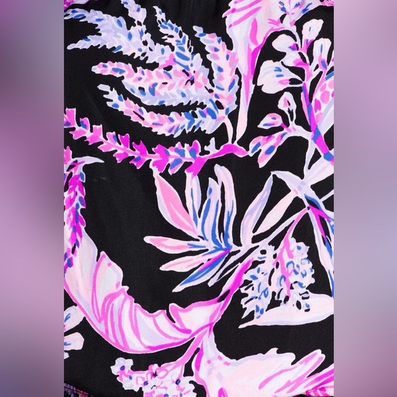 Lilly Pulitzer Pim Strapless Jumpsuit in Wild Within Floral Onyx Romper - Picture 5 of 8